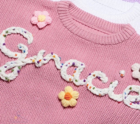 Personalized Baby Sweater